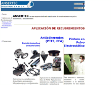 Tablet Screenshot of ansertec.com.mx